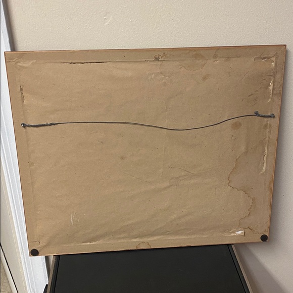 Framed Vintage Cottage Needle Point by Art - Picture 6 of 7